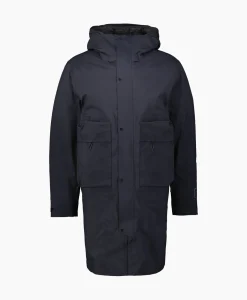 Jassen^Cp Company Jack Outerwear - Long Jacket Blauw