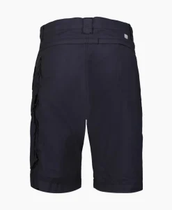 Broeken^Cp Company Korte Broek Fili Stretch Cargo Donker Blauw