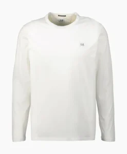 T-Shirts^Cp Company Longsleeve Mercerized Jersey Wit