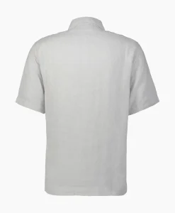 Overhemden^Cp Company Overhemd Linen Grijs