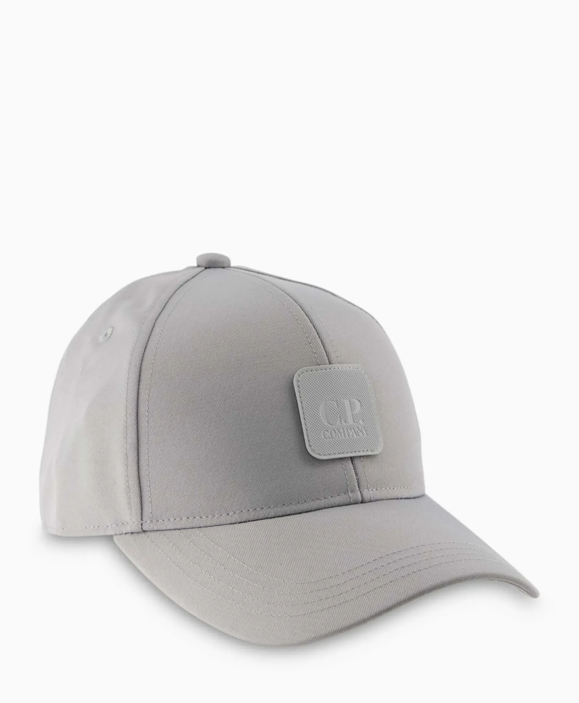 Petten^Cp Company Pet Metropolis Twill Logo Grijs