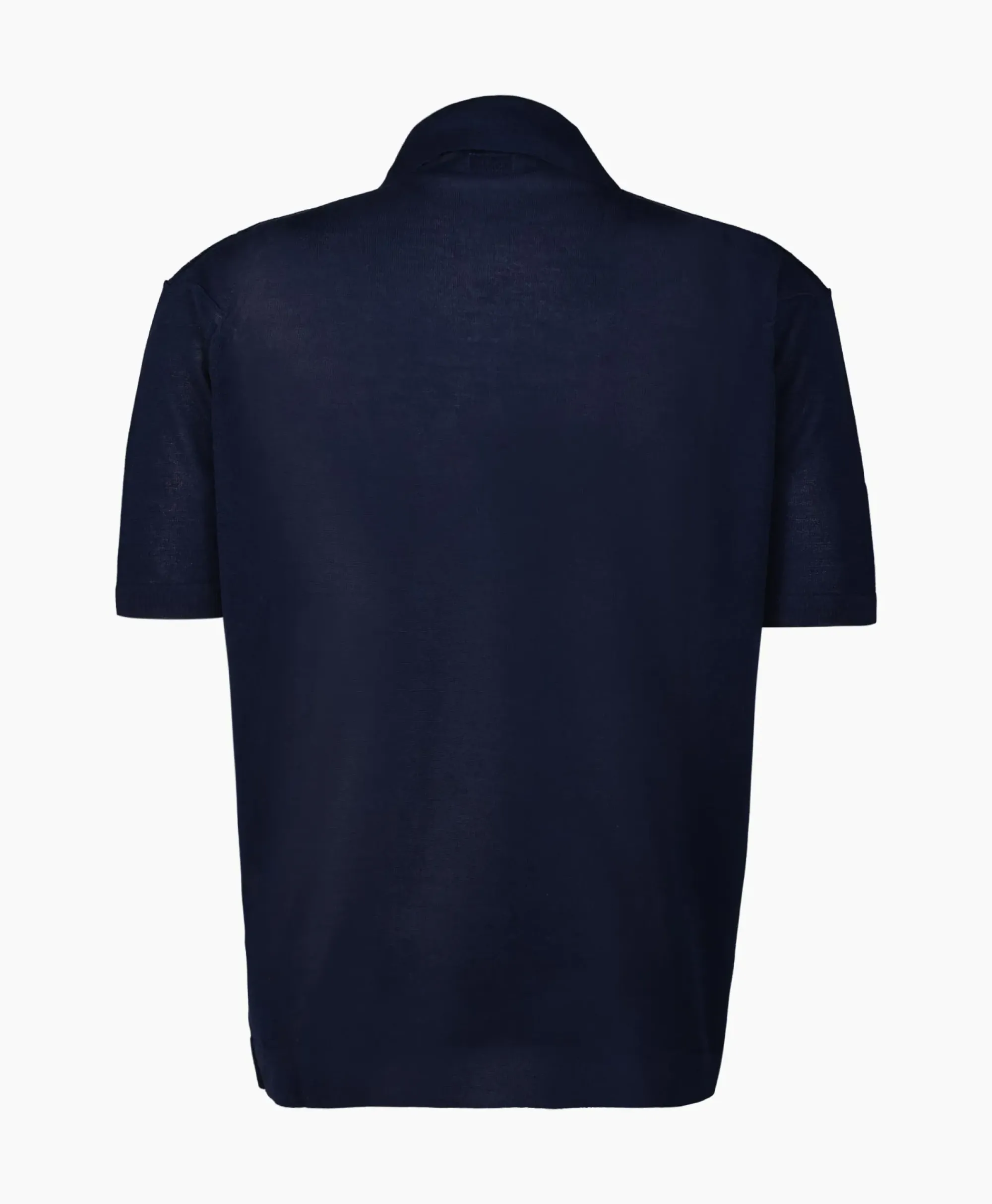 Polo's^Cp Company Polo Filo Di Scozia Knitted Donker Blauw