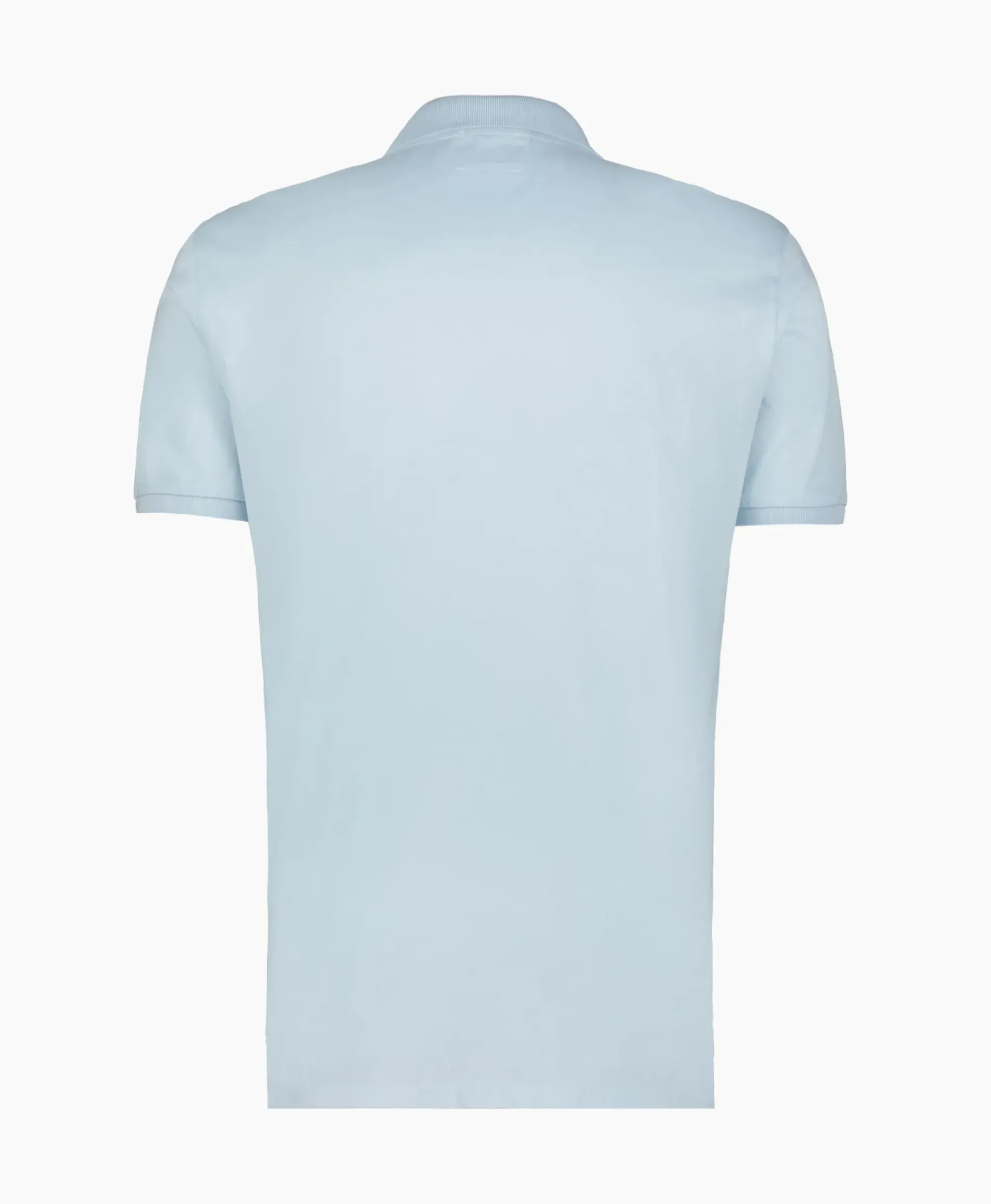 Polo's^Cp Company Polo Mercerized Jersey Licht Blauw