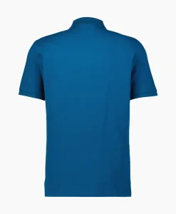 Polo's^Cp Company Polo Stretch Piquet Regular Blauw