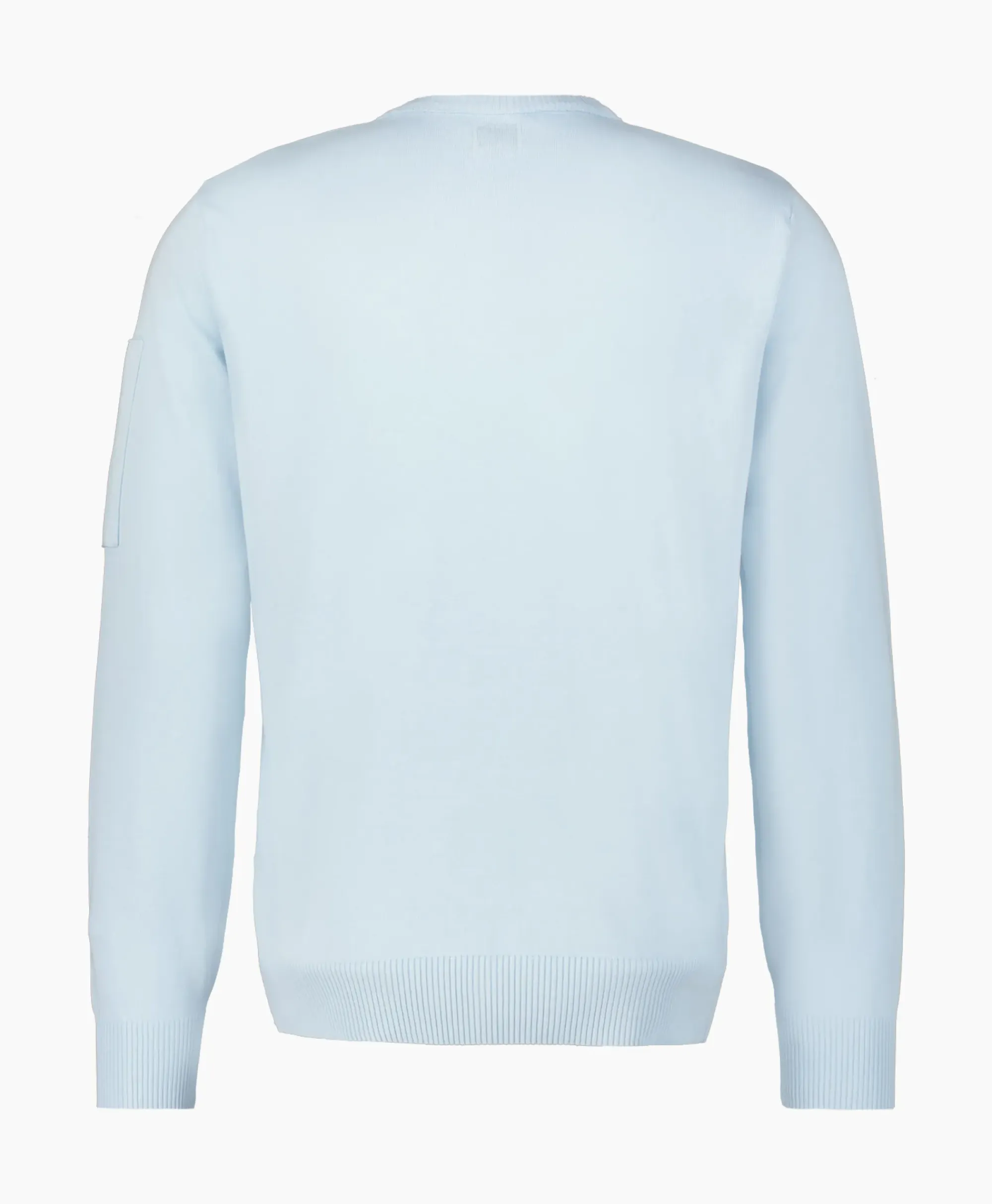 Truien^Cp Company Pullover Cotton Crepe Knit Licht Blauw