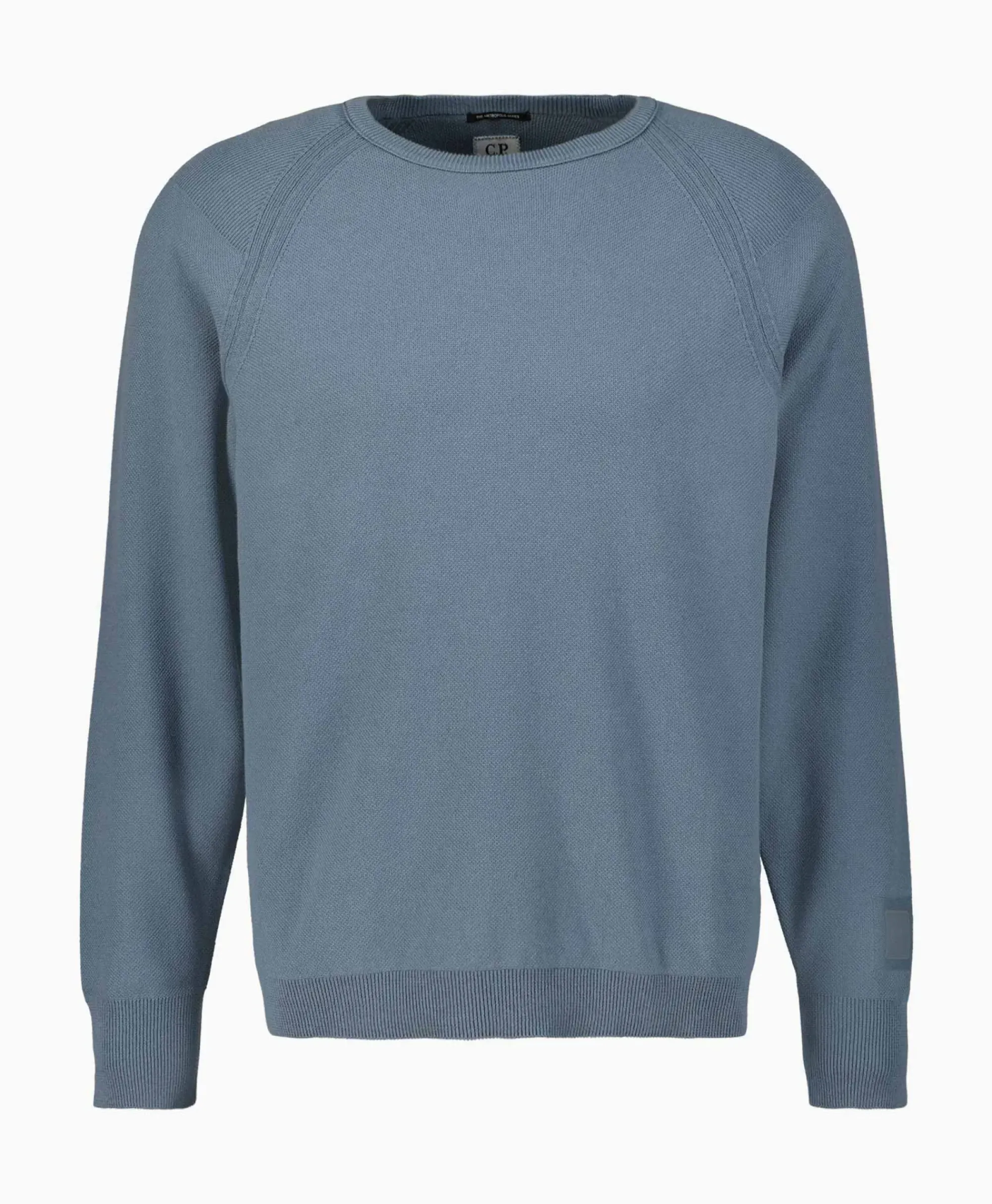 Truien^Cp Company Pullover Metropolis Cotton Stretch Blauw