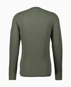 Truien^Cp Company Pullover Sea Island Ribbed Knit Groen
