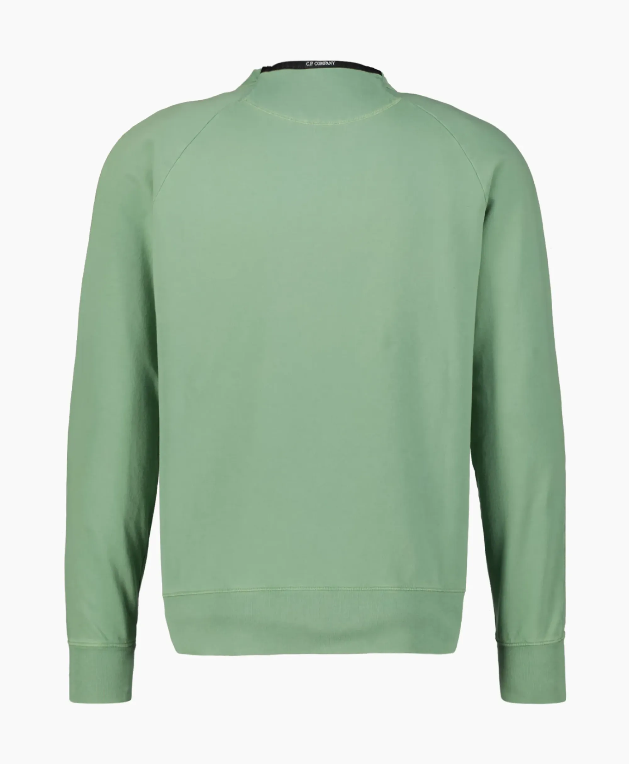 Truien^Cp Company Sweater Light Fleece Logo Groen