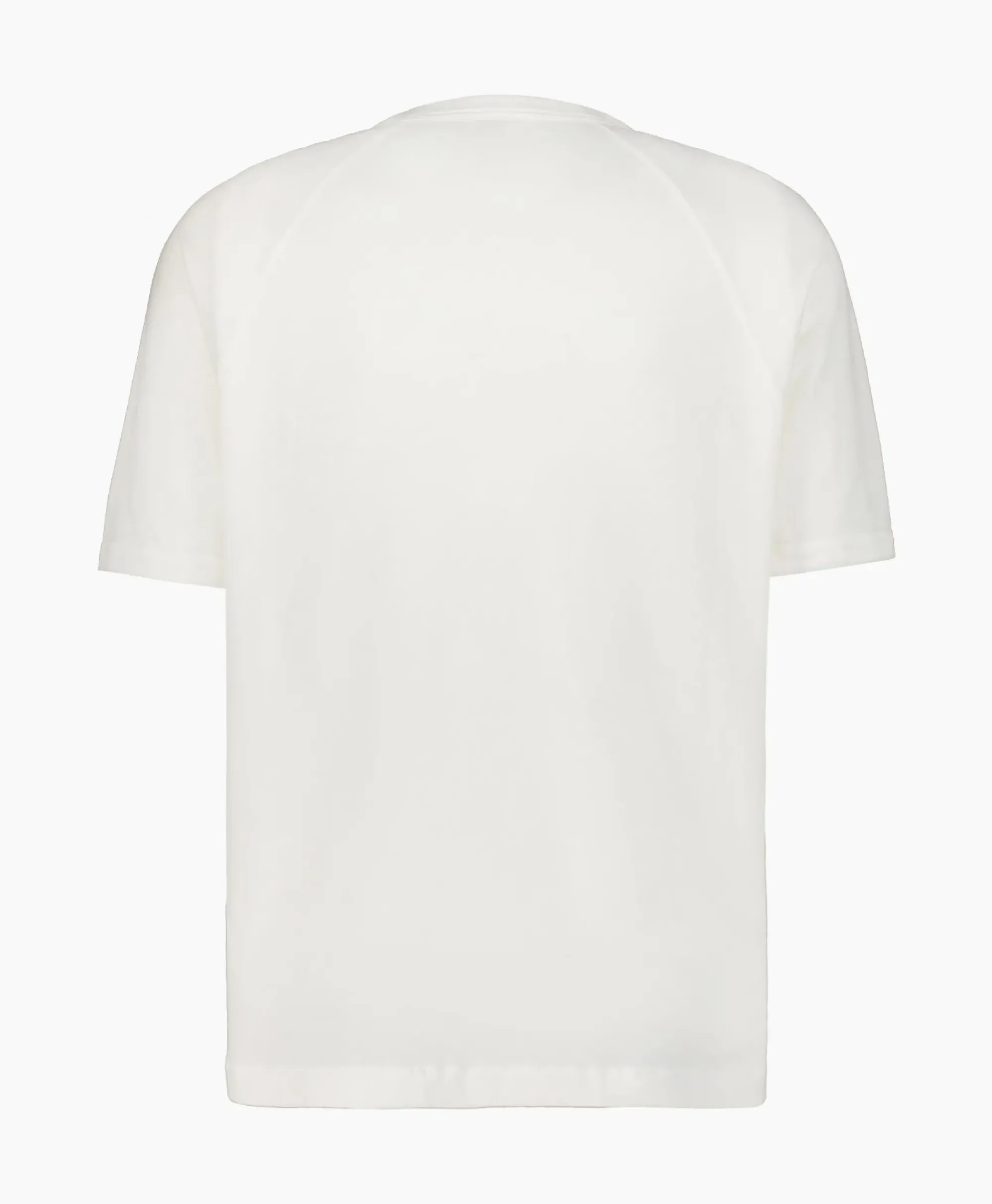 Truien^Cp Company Sweater Sponge Fleece Short Sleeved Wit