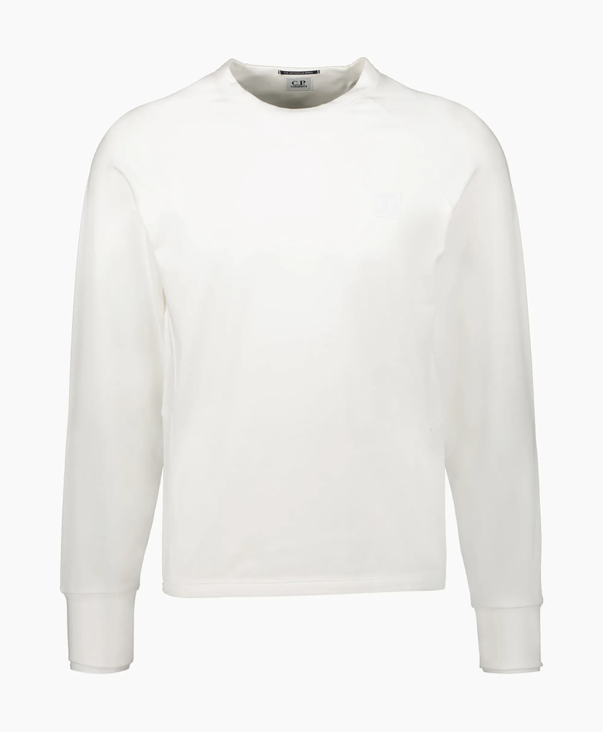 Truien^Cp Company Sweater Stretch Fleece Off White