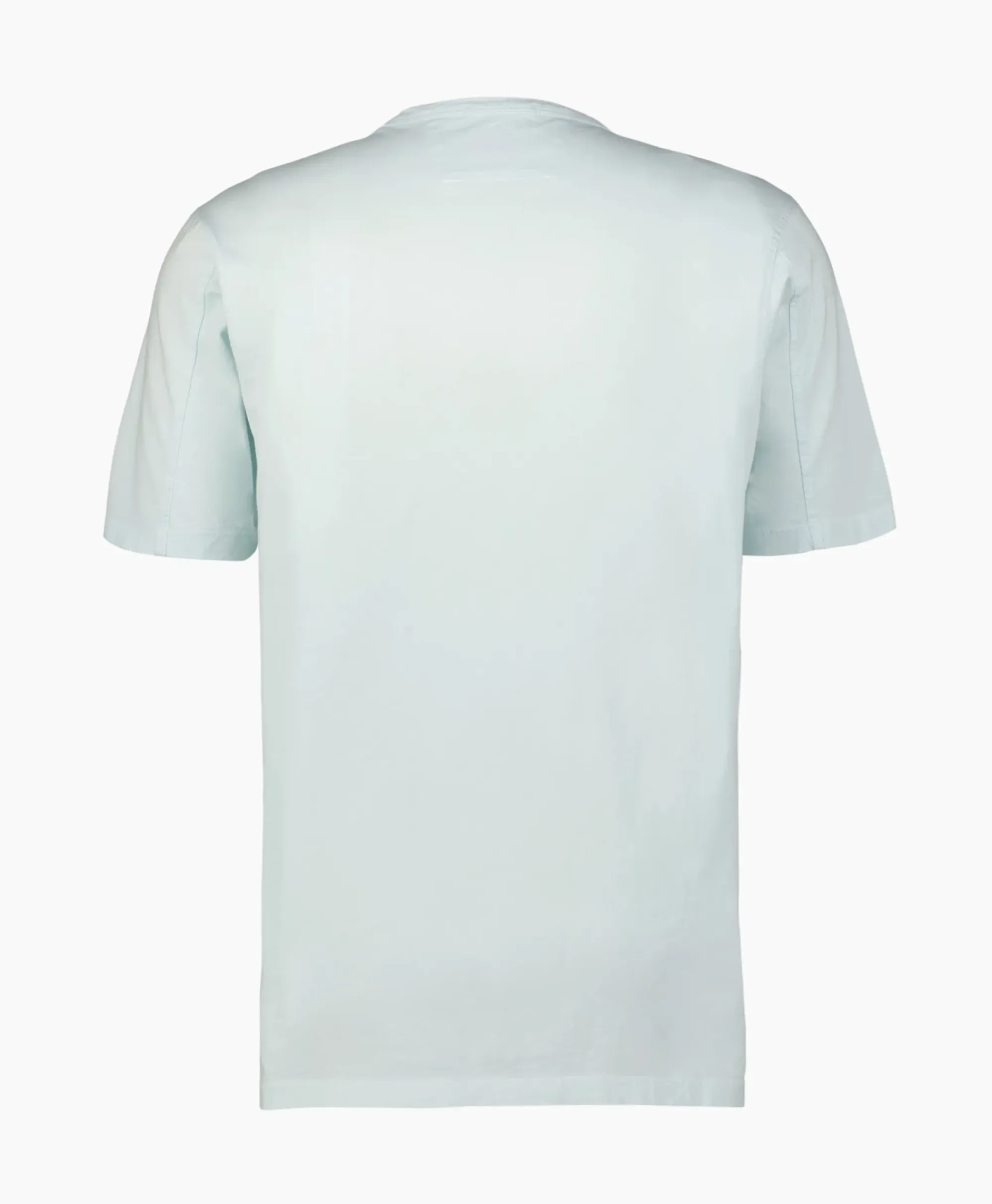 T-Shirts^Cp Company T-Shirt Jersey Resist Dyed Logo Licht Blauw