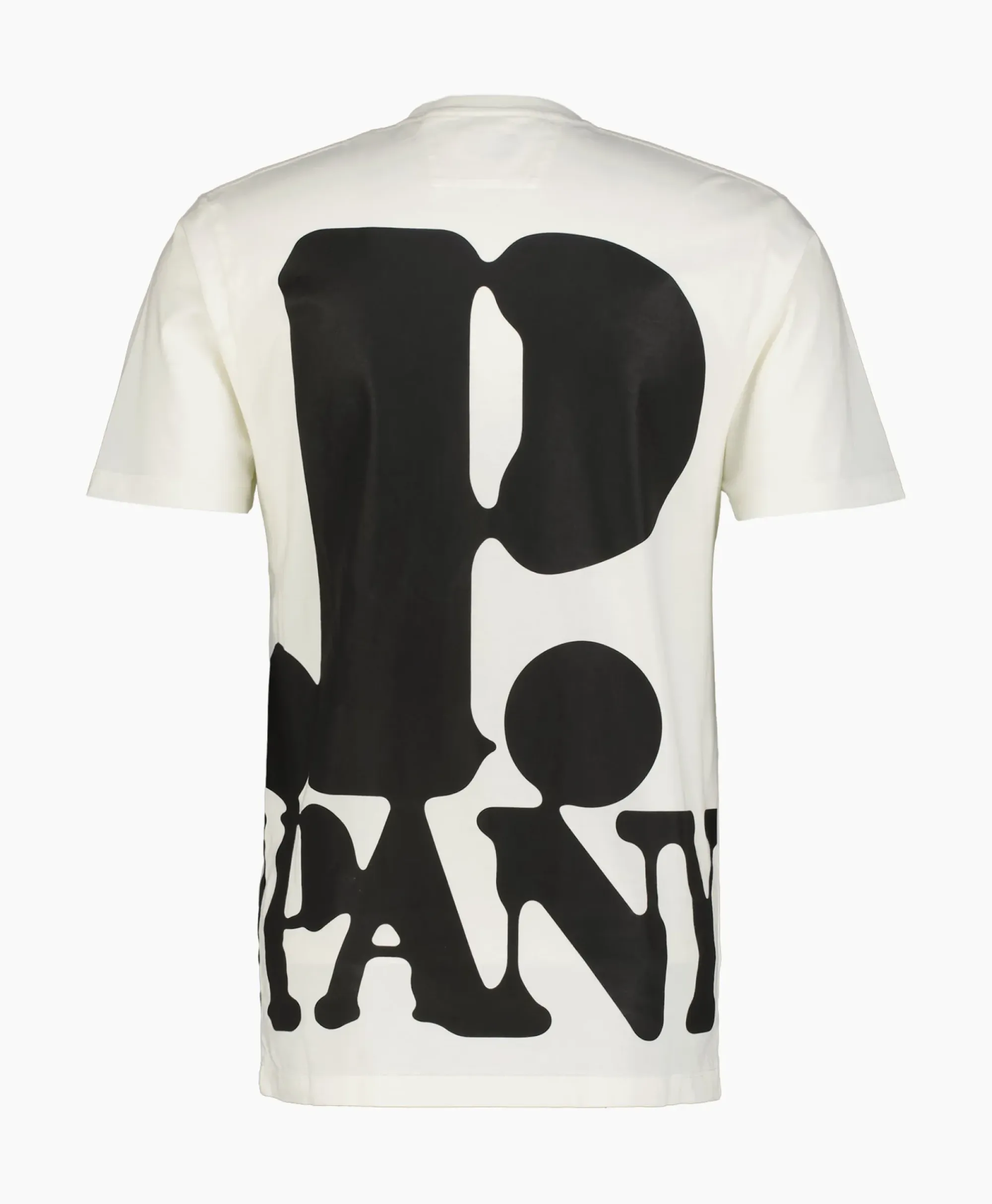 T-Shirts^Cp Company T-Shirt Korte Mouw Jersey Relaxed Logo Wit