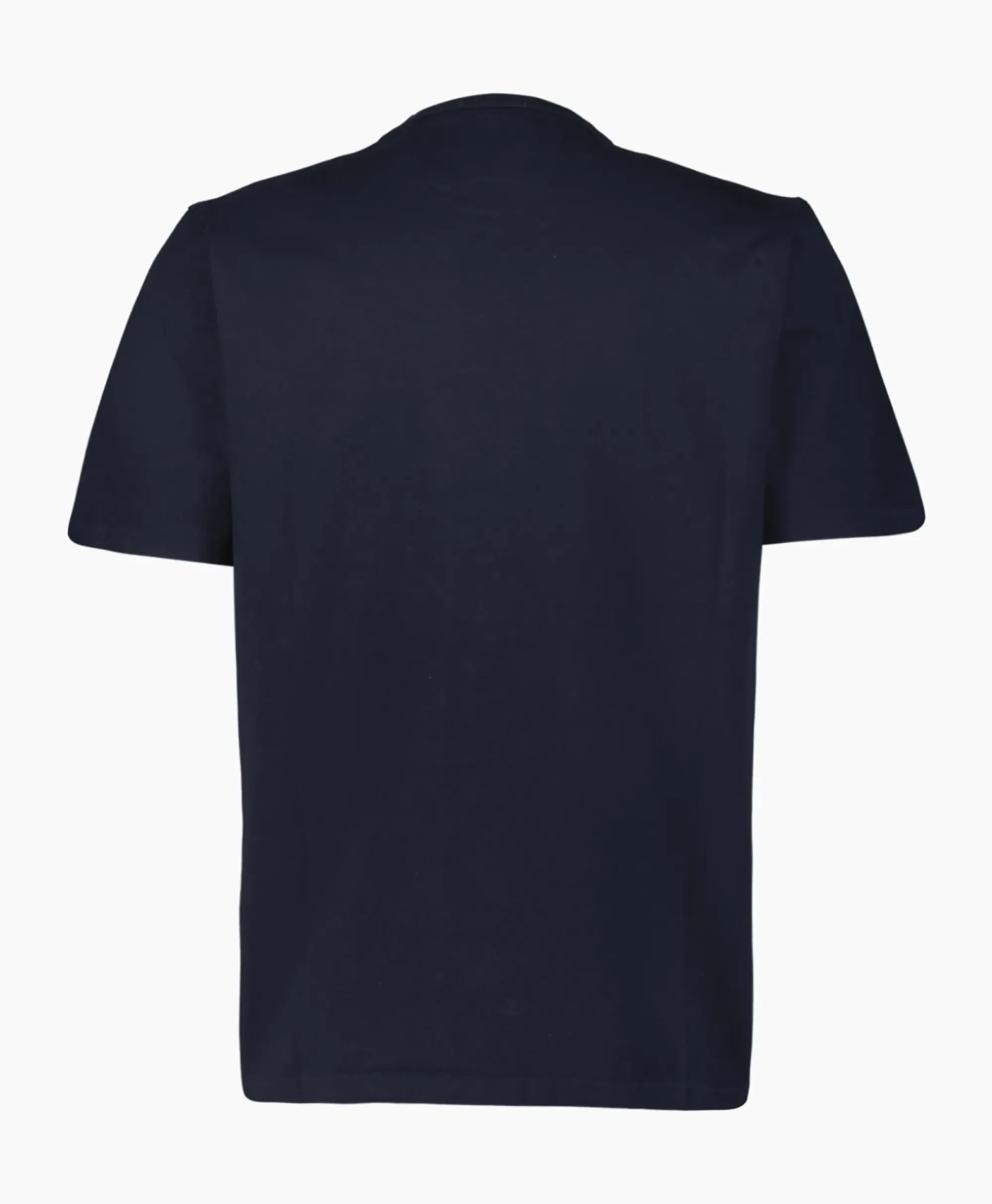 T-Shirts^Cp Company T-Shirt Mercerized Jersey Twisted Logo Donker Blauw