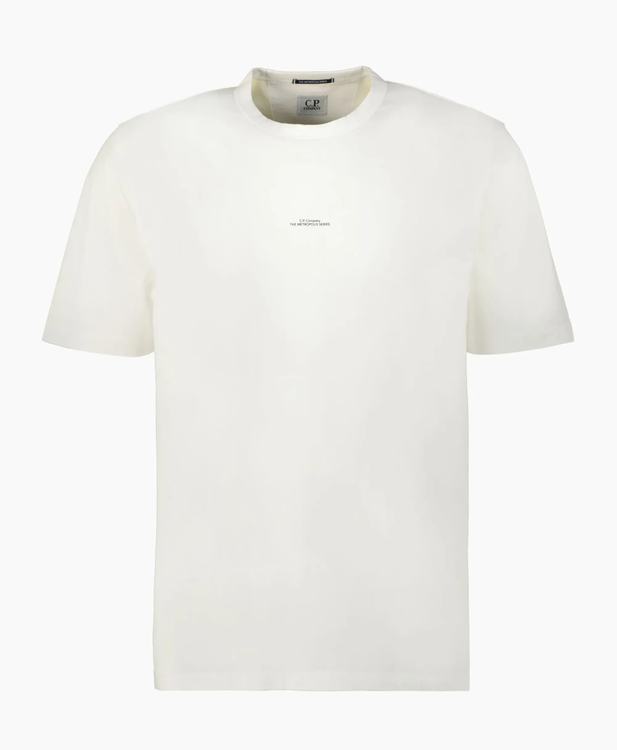 T-Shirts^Cp Company T-Shirt Metrolopolis Mercerized Jersey Logo Wit