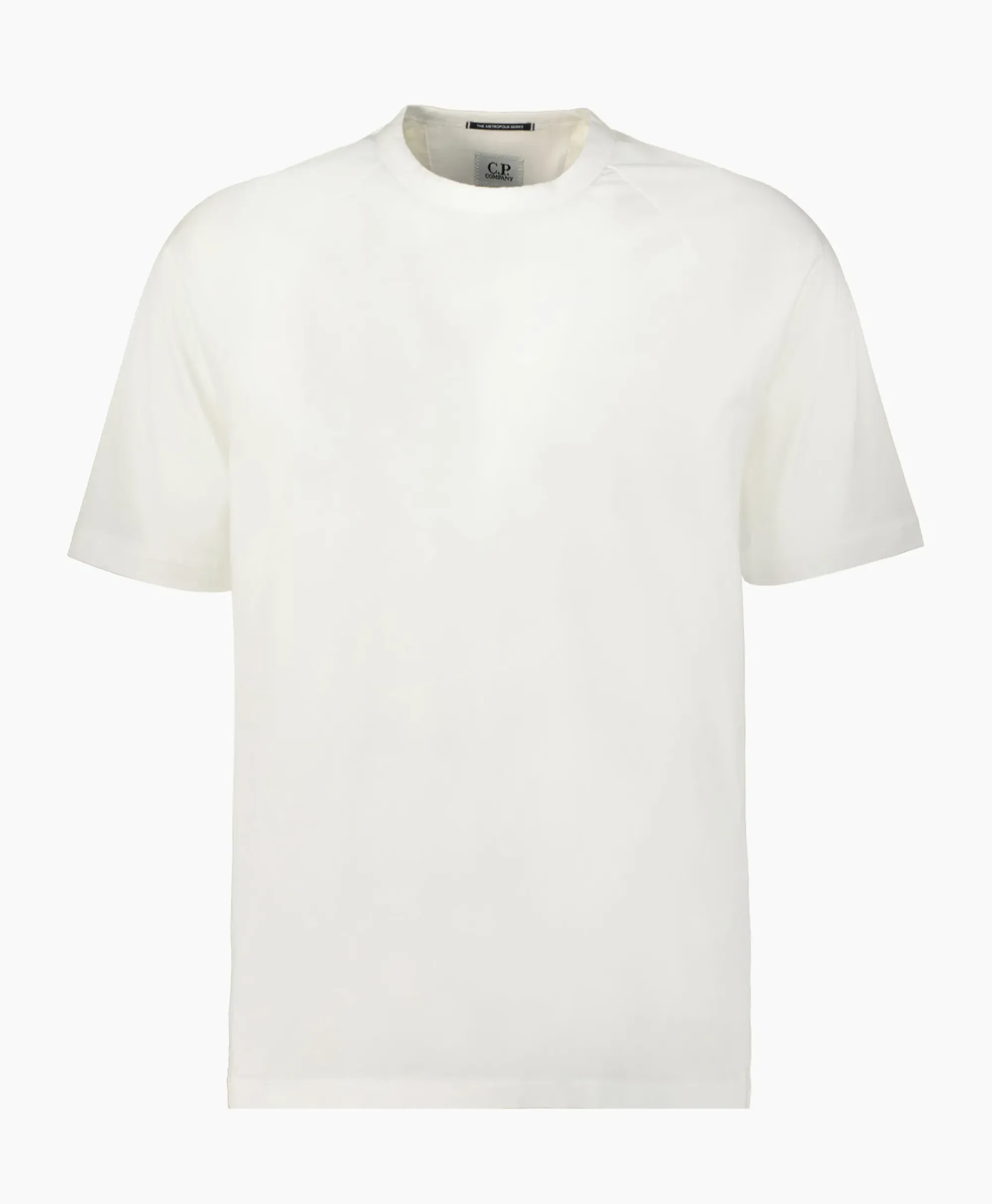 T-Shirts^Cp Company T-Shirt Metropolis Jersey Logo Wit