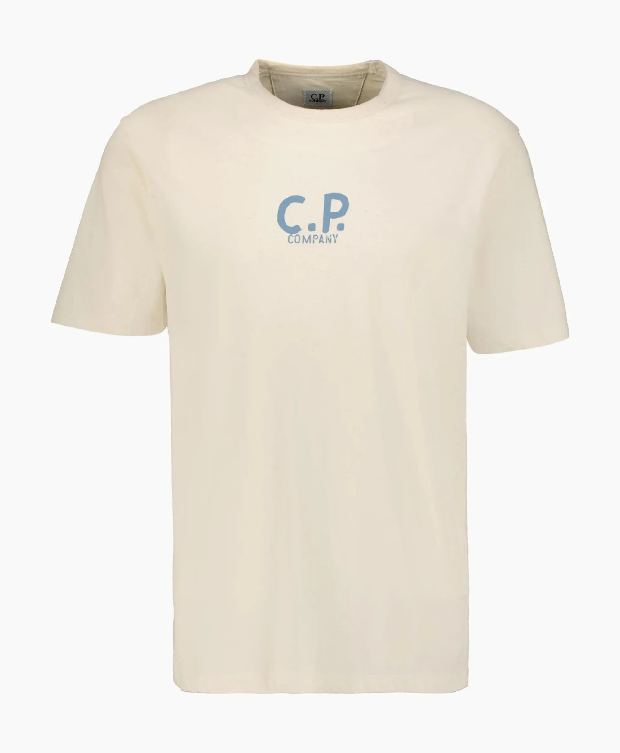 T-Shirts^Cp Company T-Shirt Natural Jersey Ecru