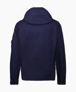 Jassen^Cp Company Vest B Hooded Jacket Donker Blauw