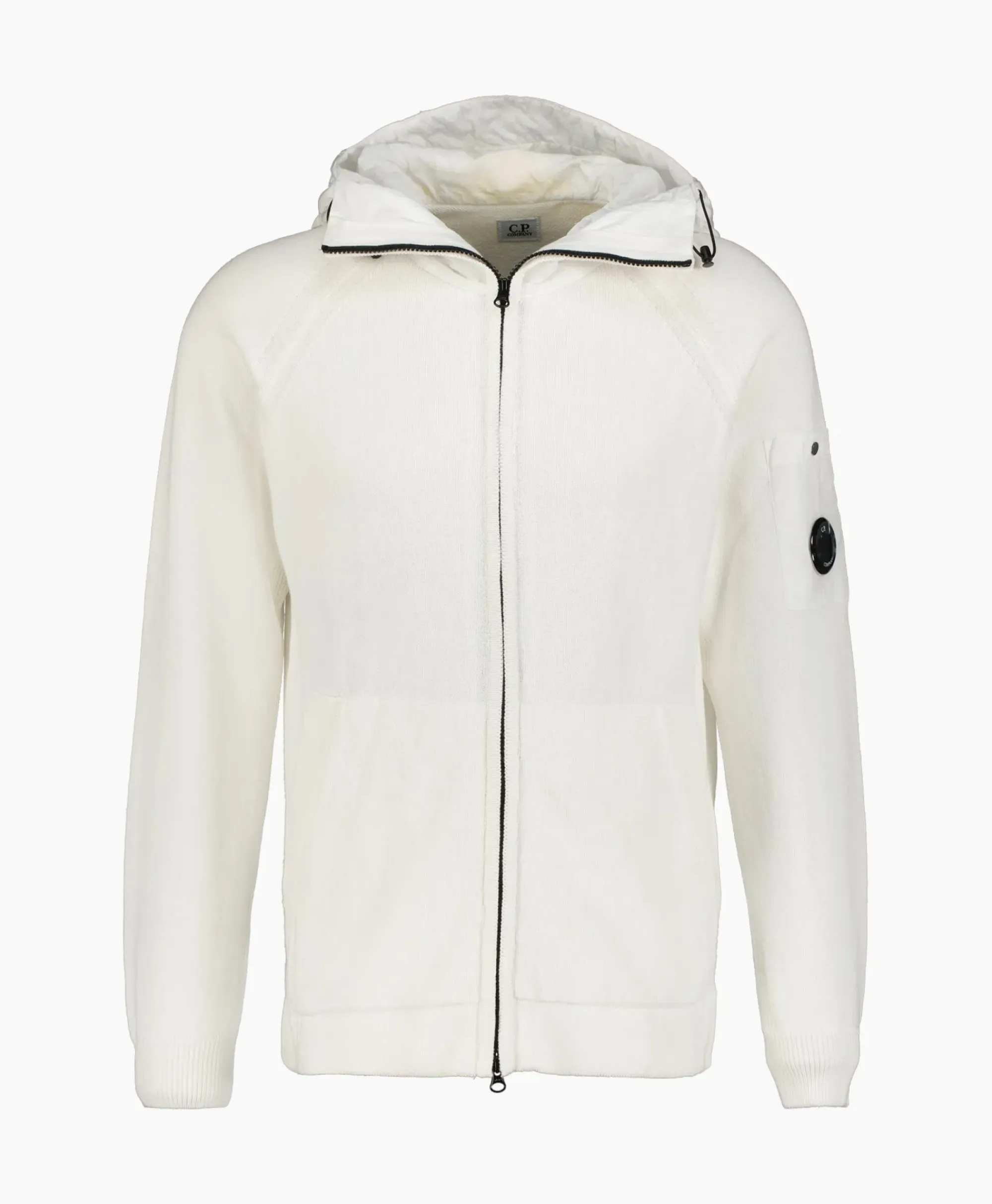 Vesten^Cp Company Vest Cotton Mixed Hooded Knit Wit