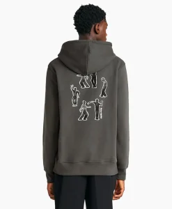 Truien^Daily Paper Hoodie Halim Donker Grijs
