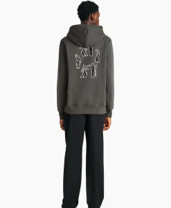 Truien^Daily Paper Hoodie Halim Donker Grijs
