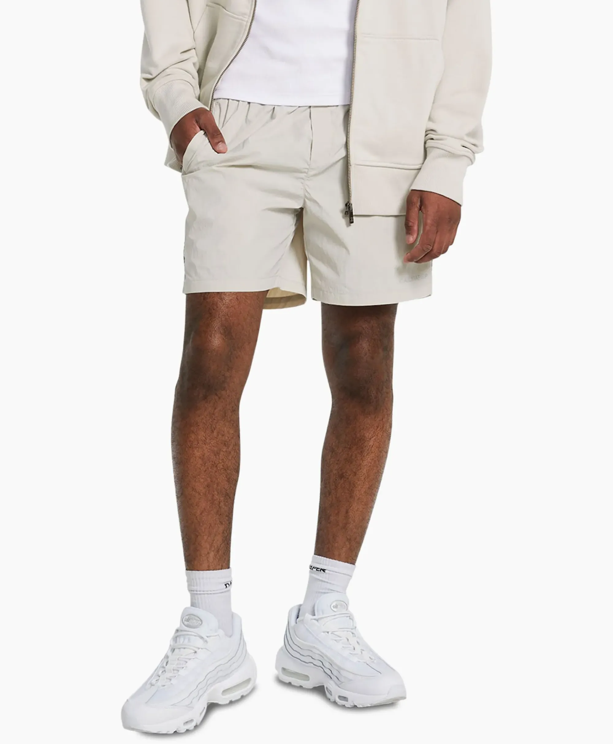 Broeken^Daily Paper Korte Broek Mehani Licht Grijs