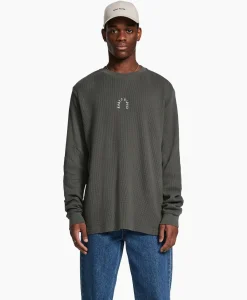 T-Shirts^Daily Paper Longsleeve Arabesque Donker Groen