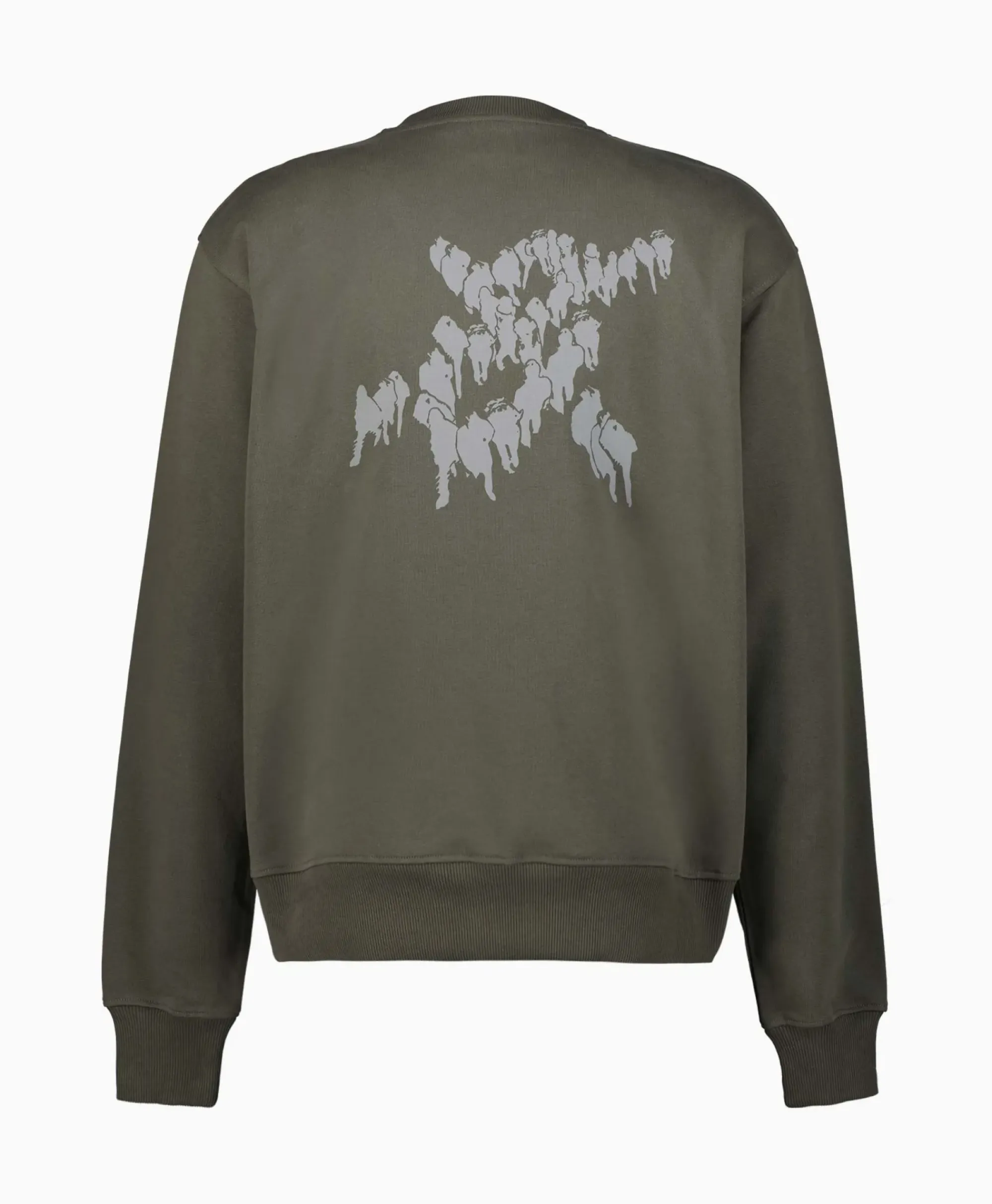 Truien^Daily Paper Sweater Shield Donker Groen
