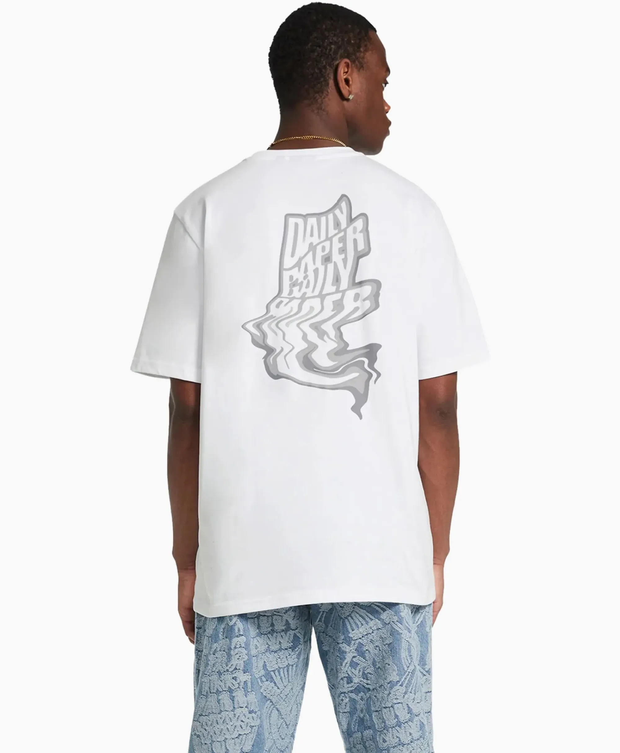 T-Shirts^Daily Paper T-Shirt Korte Mouw Reflection Wit