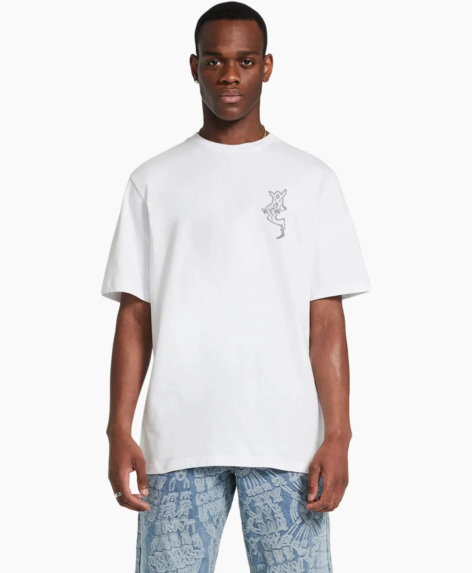 T-Shirts^Daily Paper T-Shirt Korte Mouw Reflection Wit