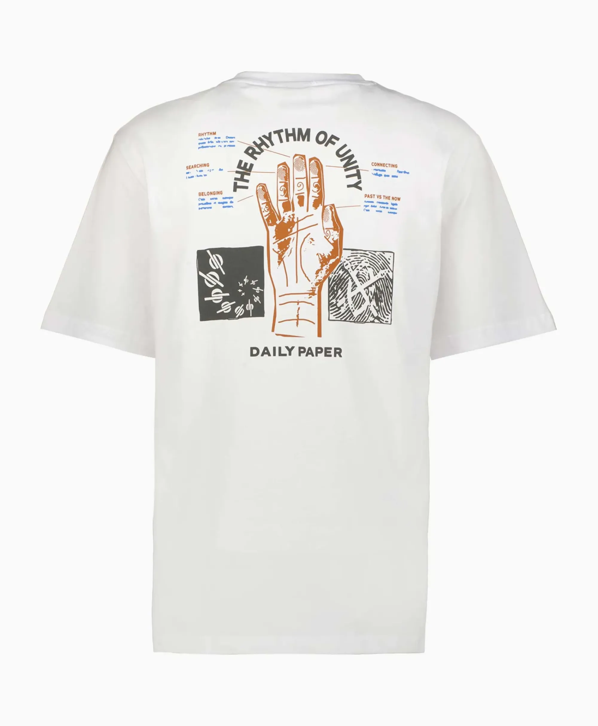 T-Shirts^Daily Paper T-Shirt Korte Mouw Identity Wit
