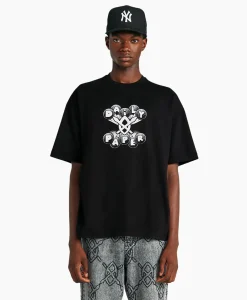 T-Shirts^Daily Paper T-Shirt Korte Mouw Omar Zwart