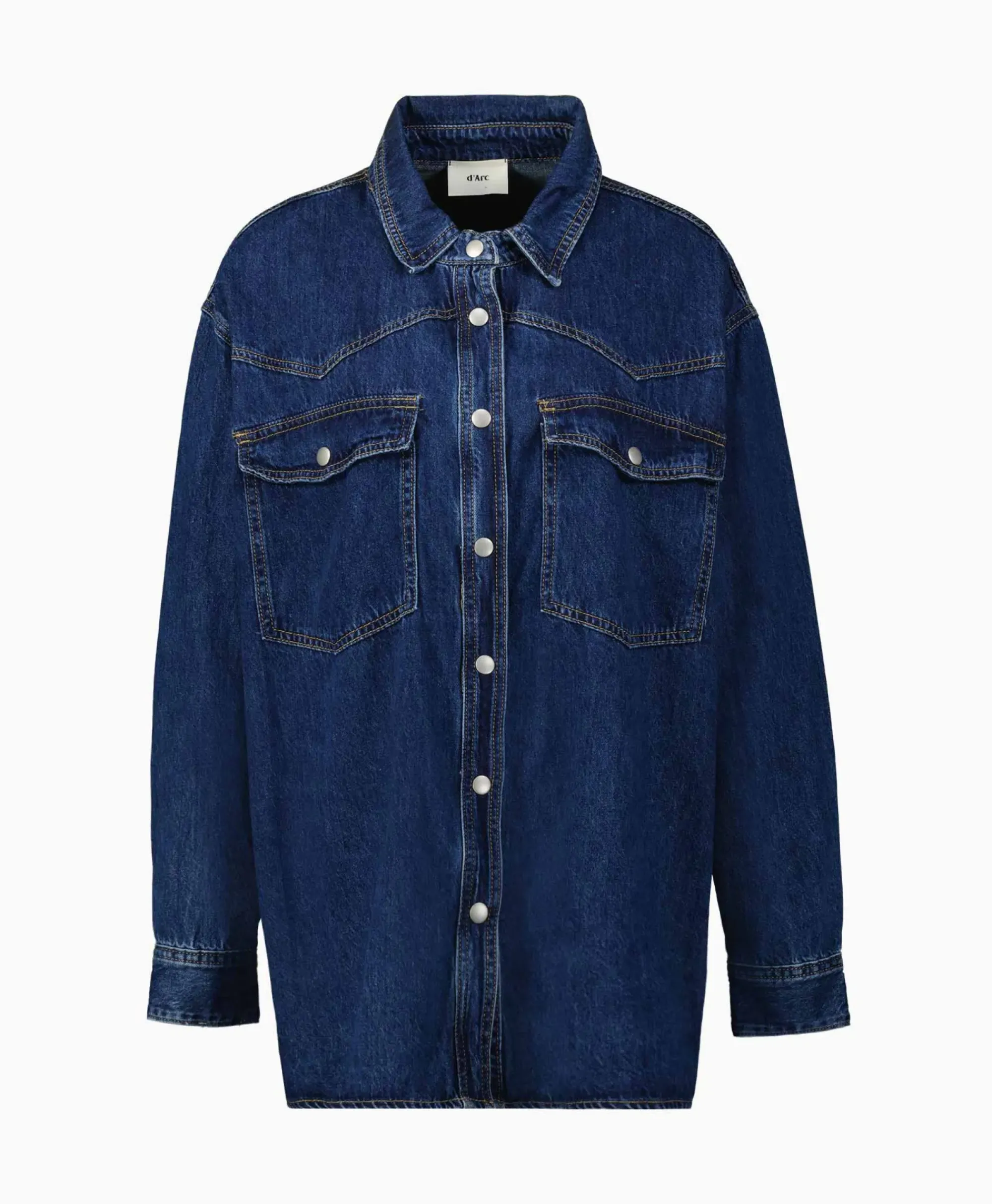Blouses^D'arc D'Arc Blouse Carpi Blauw