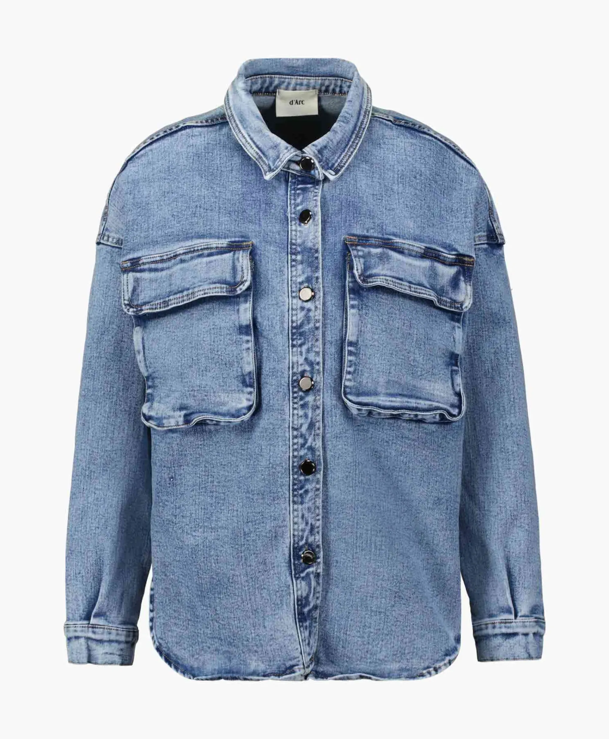Blouses^D'arc D'Arc Blouse Cunro Licht Blauw