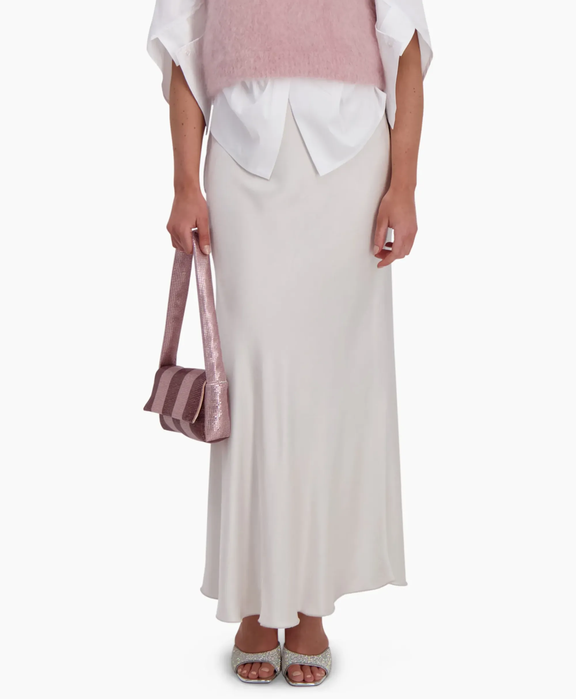 Rokken^D'arc D'Arc Midi Rok Padova Beige