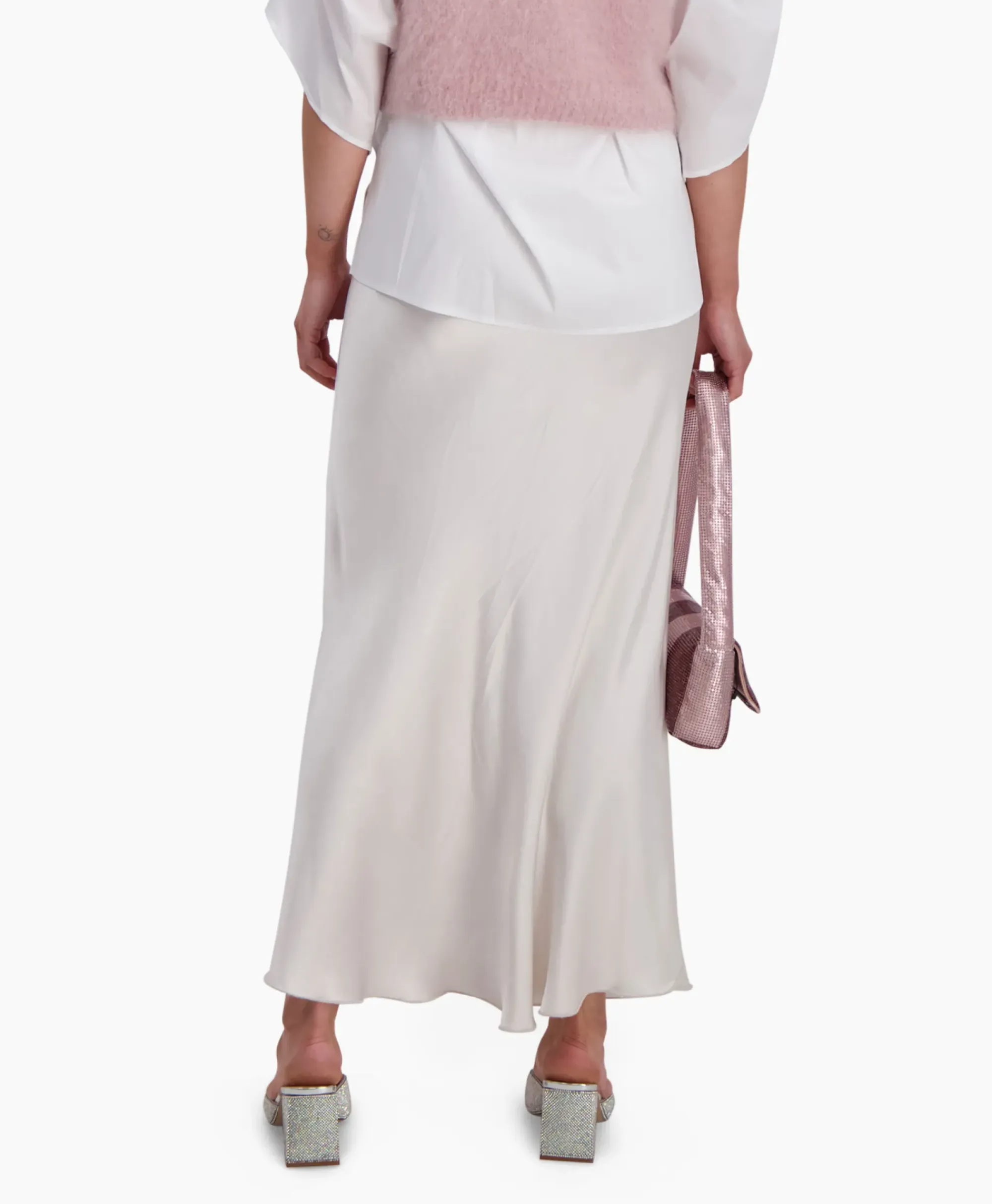 Rokken^D'arc D'Arc Midi Rok Padova Beige