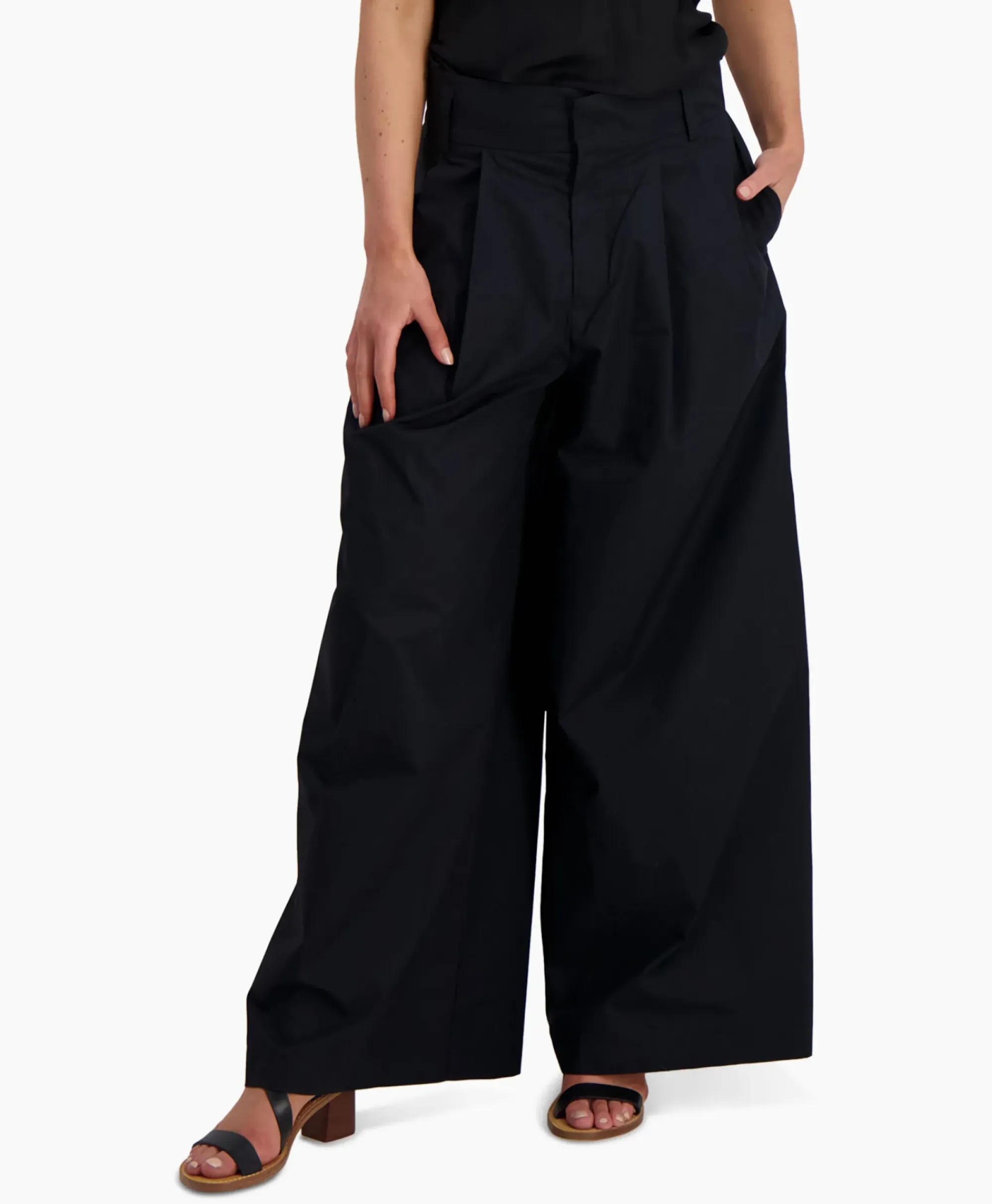 Broeken^D'arc D'Arc Pantalon Belluno Zwart