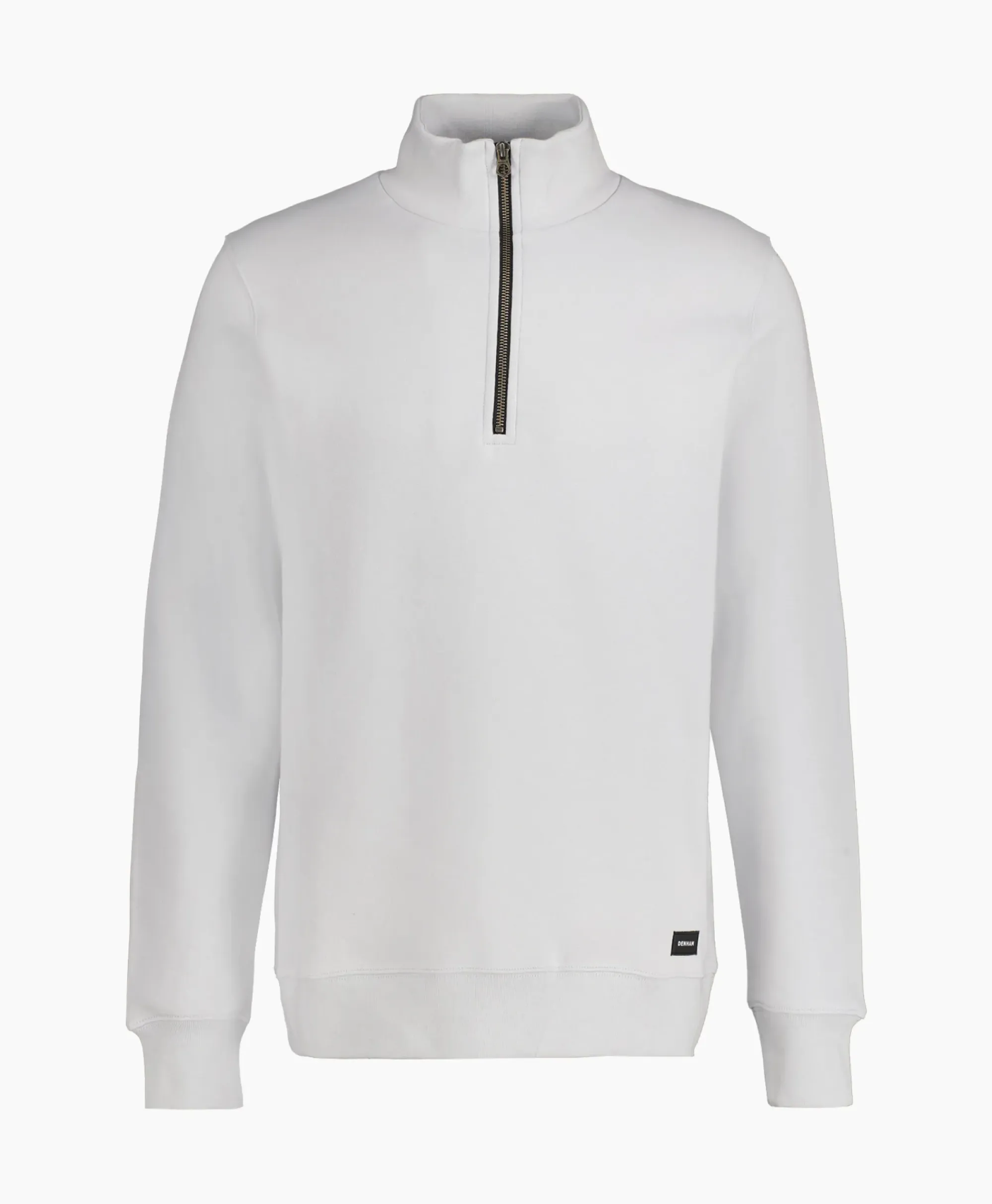 Truien^Denham Logan Half Zip Sweat Ss Beige