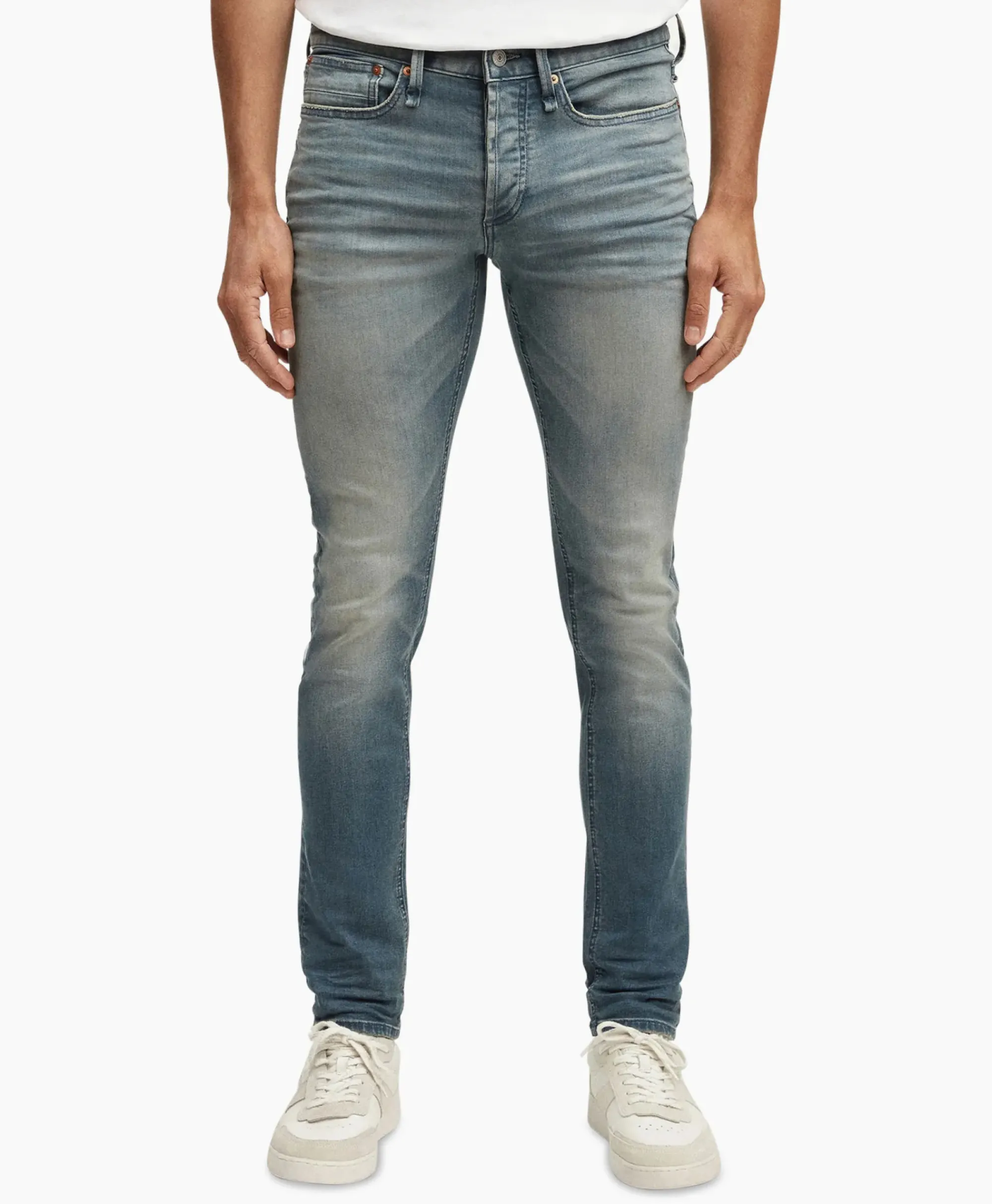 Broeken^Denham Jeans Bolt Ansc Off White