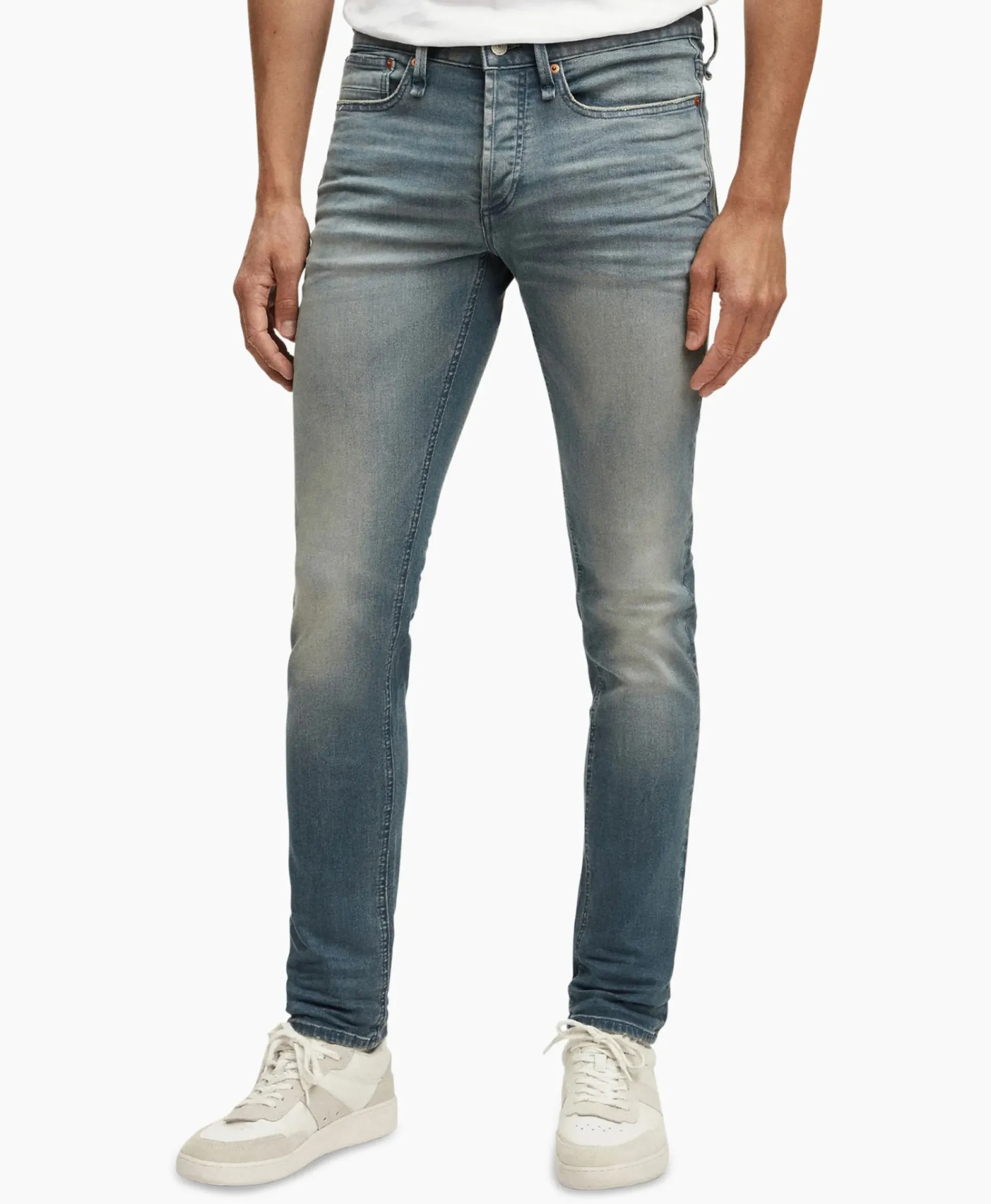 Broeken^Denham Jeans Bolt Ansc Off White