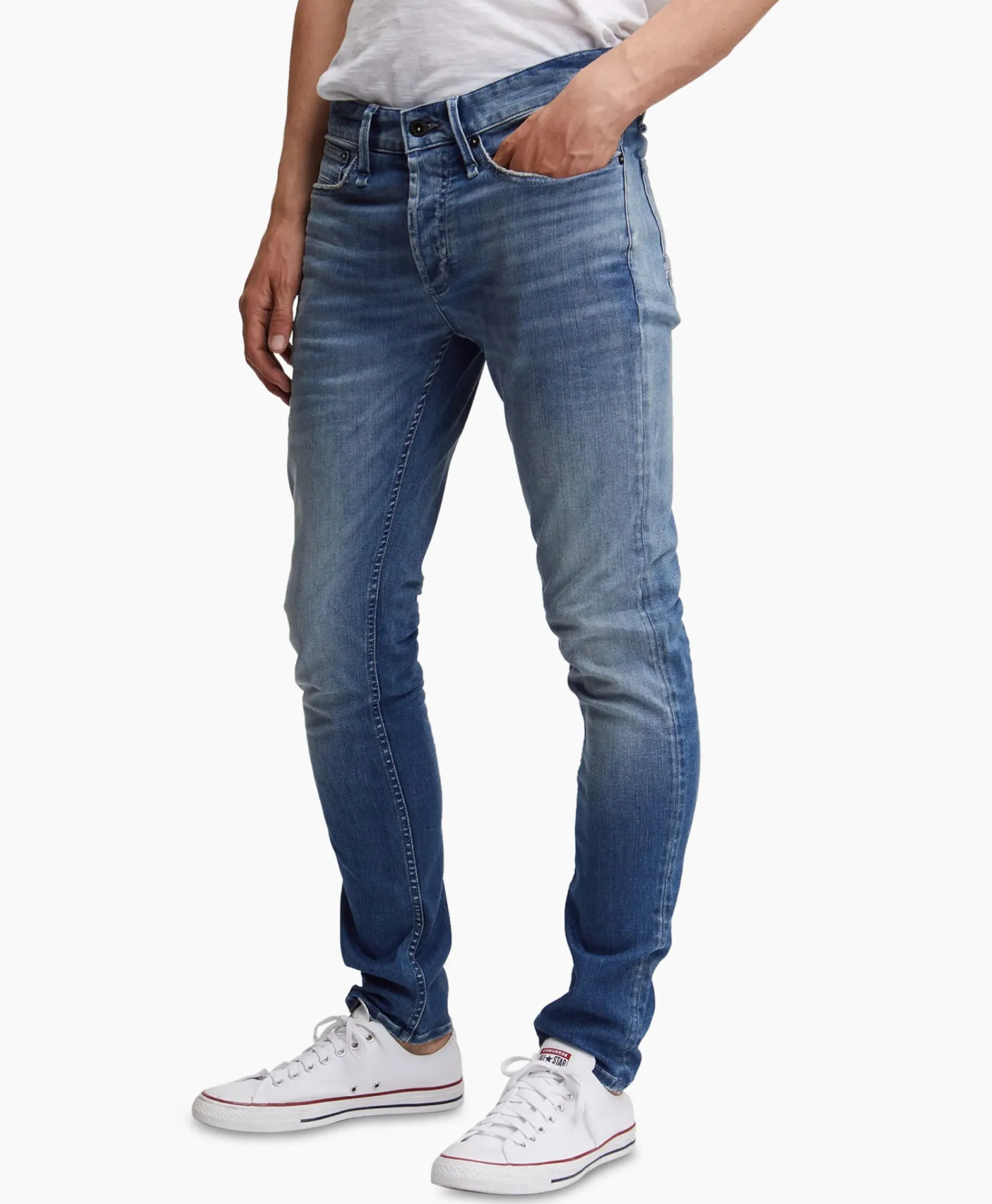 Broeken^Denham Jeans Bolt Fmnwli Gots Blauw