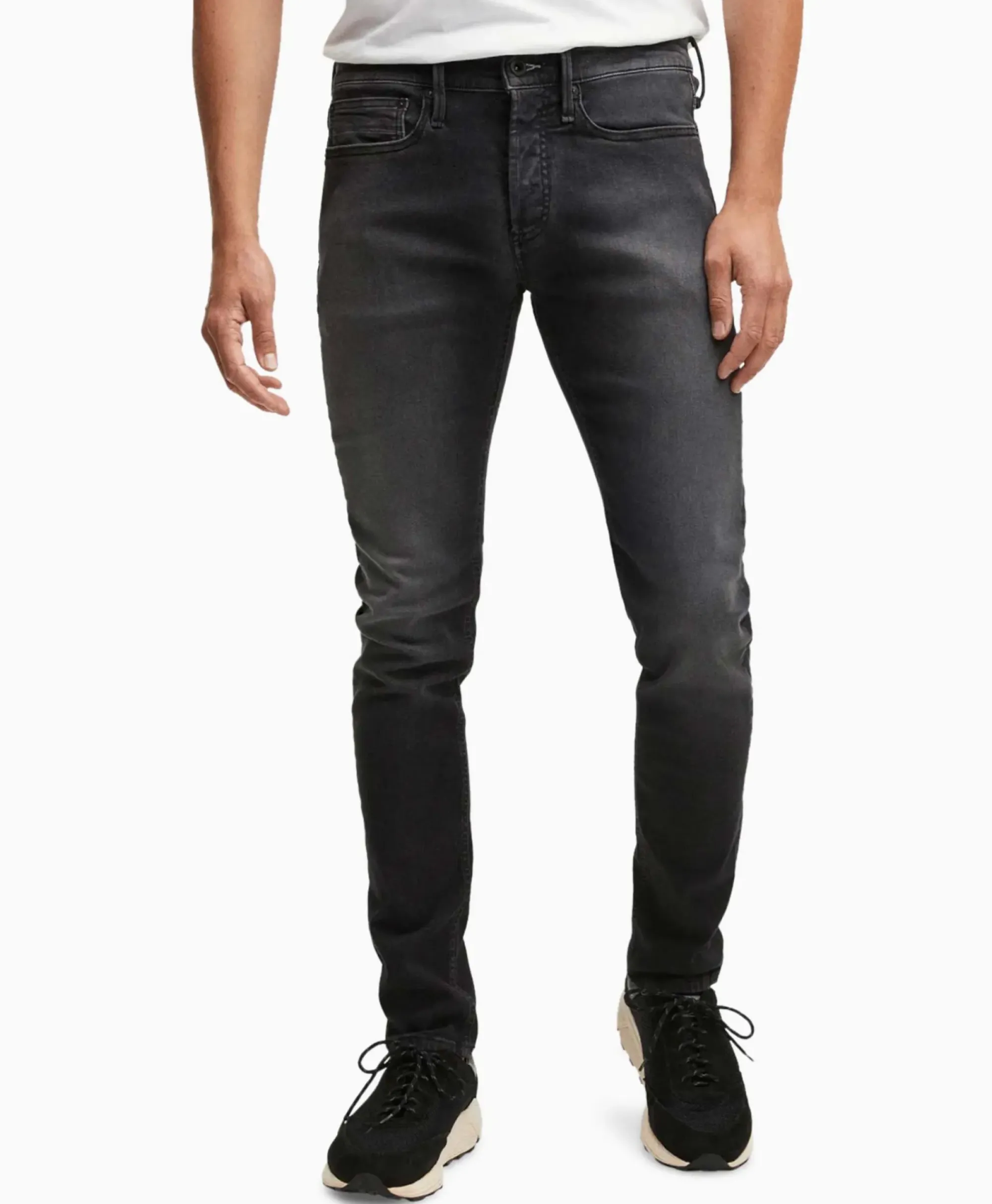 Broeken^Denham Jeans Bolt Wlbfm+ Zwart