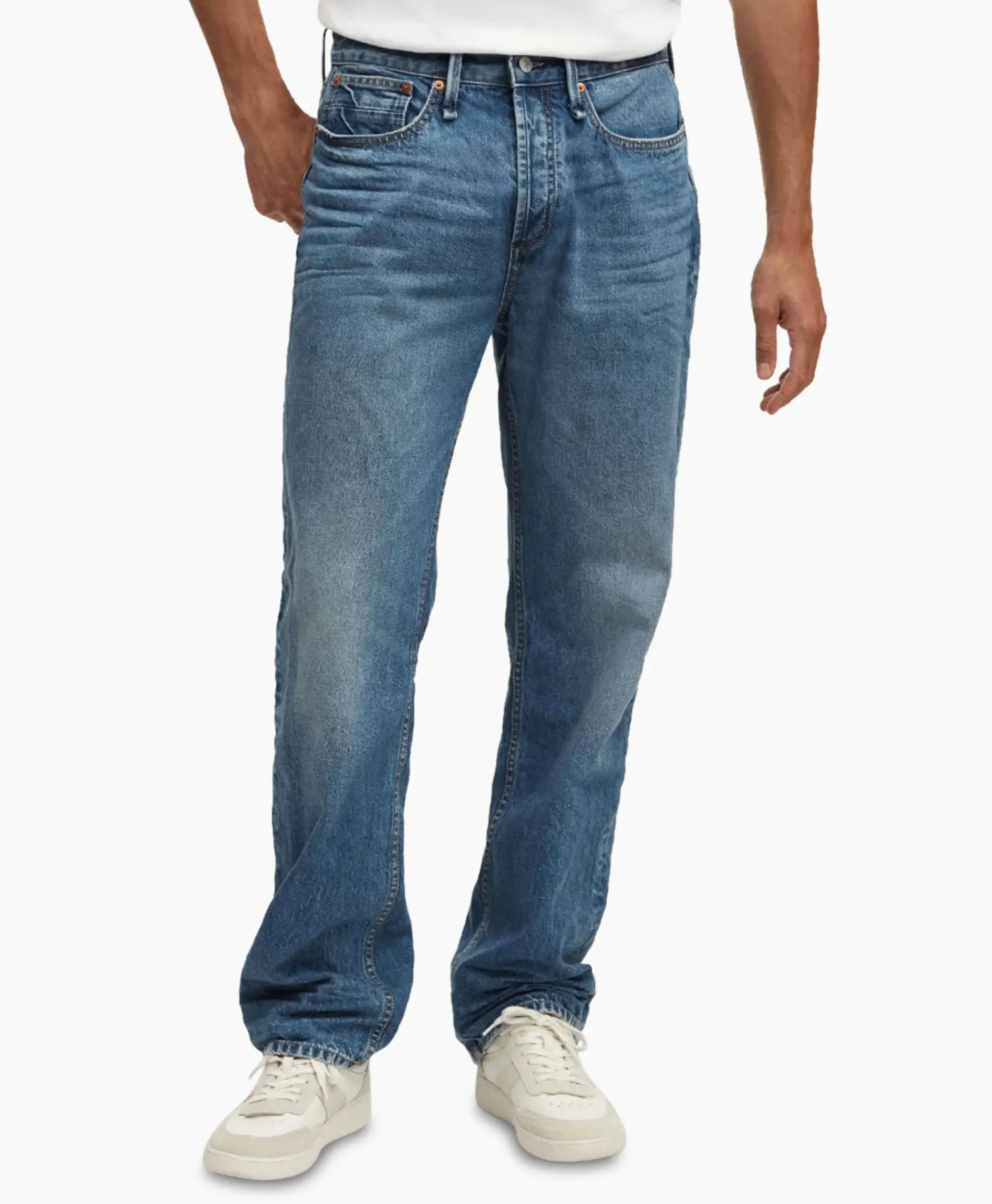 Broeken^Denham Jeans Dagger Rsw Off White