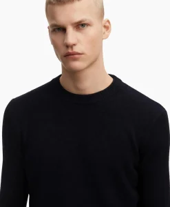 Truien^Denham Pullover Knit Crew Cch Zwart