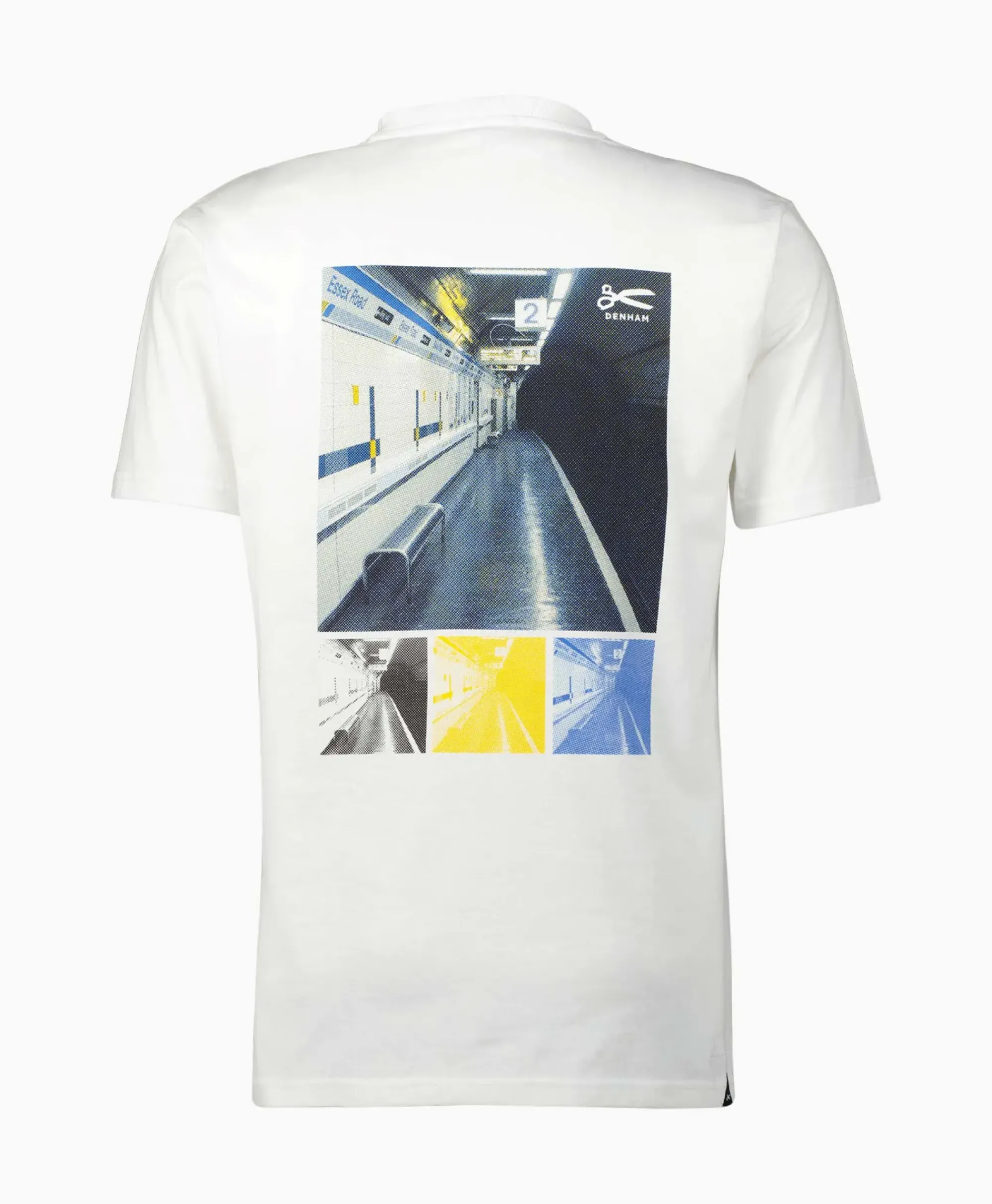 T-Shirts^Denham Sweater Tube Reg Tee Hcj Wit