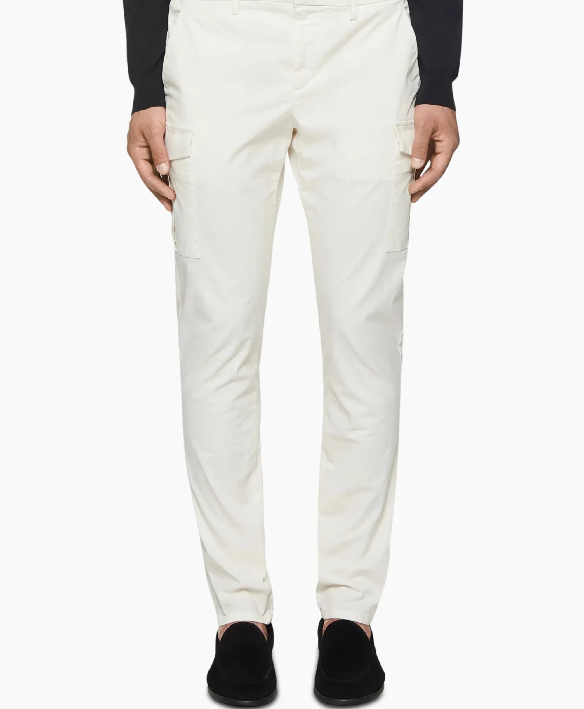 Broeken^Dondup Pantalon Eddy Slimfit Donker Grijs