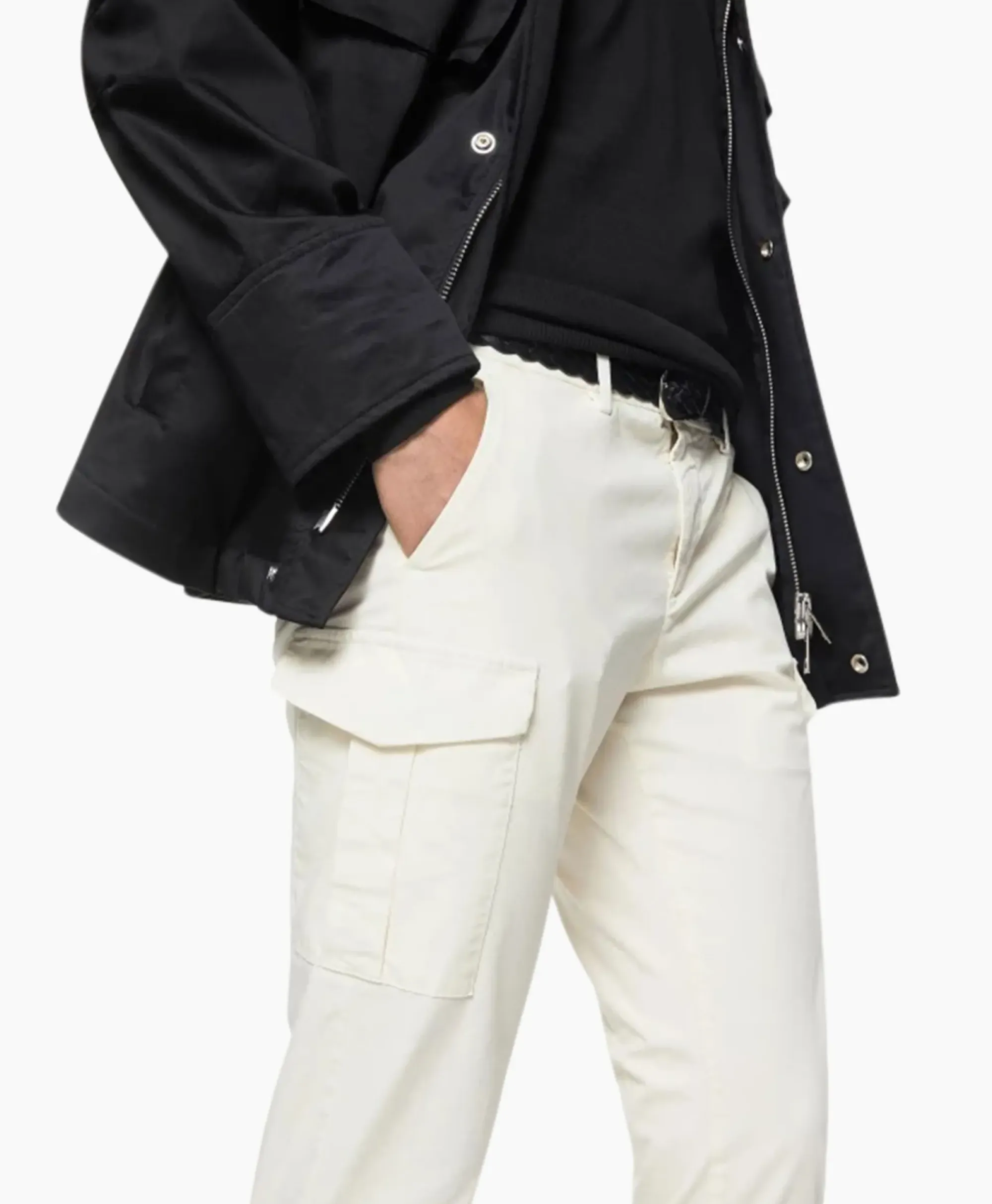 Broeken^Dondup Pantalon Eddy Slimfit Donker Grijs