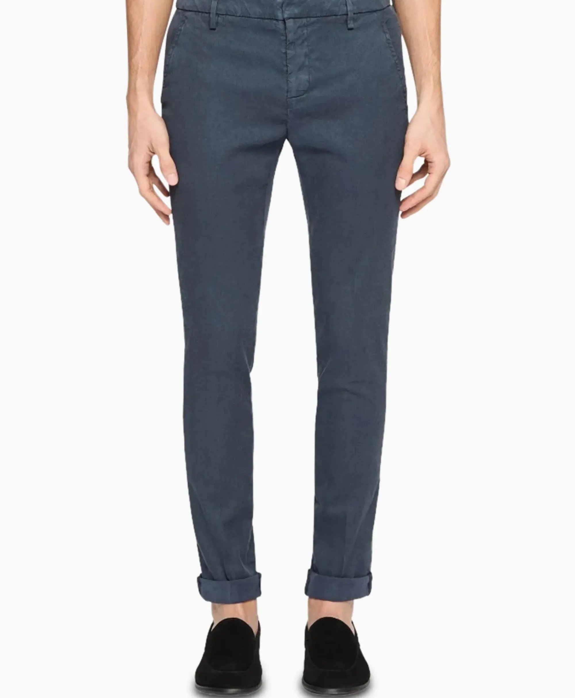 Broeken^Dondup Pantalon Gaubert Slimfit Blauw