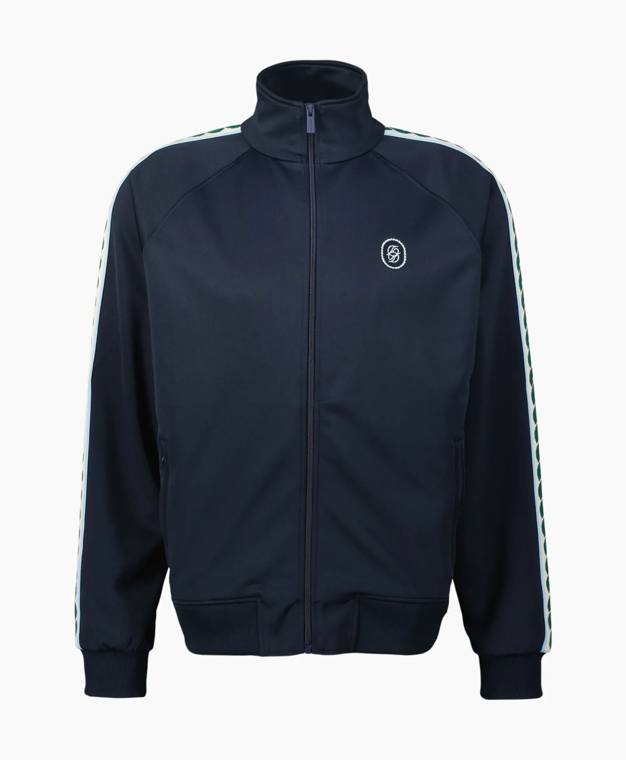 Jassen^Drole De Monsieur Jack La Veste Survet Donker Blauw