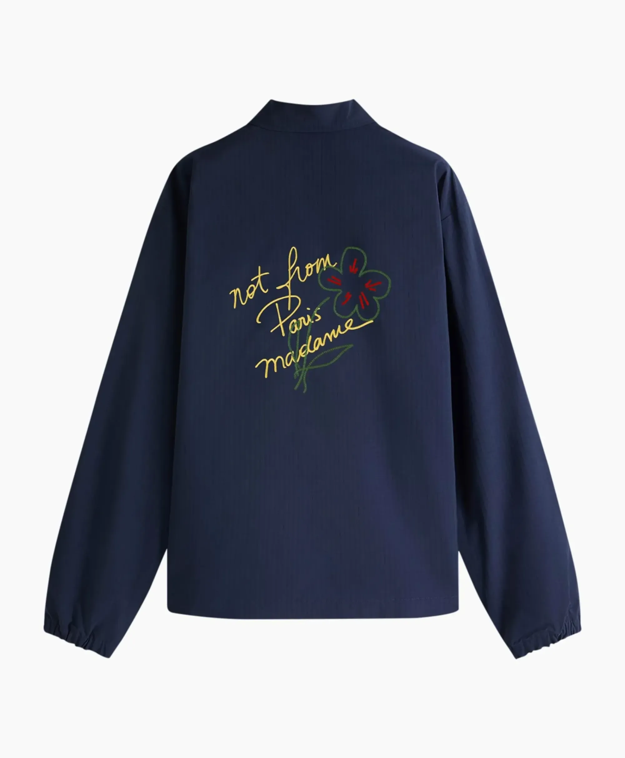 Jassen^Drole De Monsieur Jack La Veste Slogan Esquisse Donker Blauw
