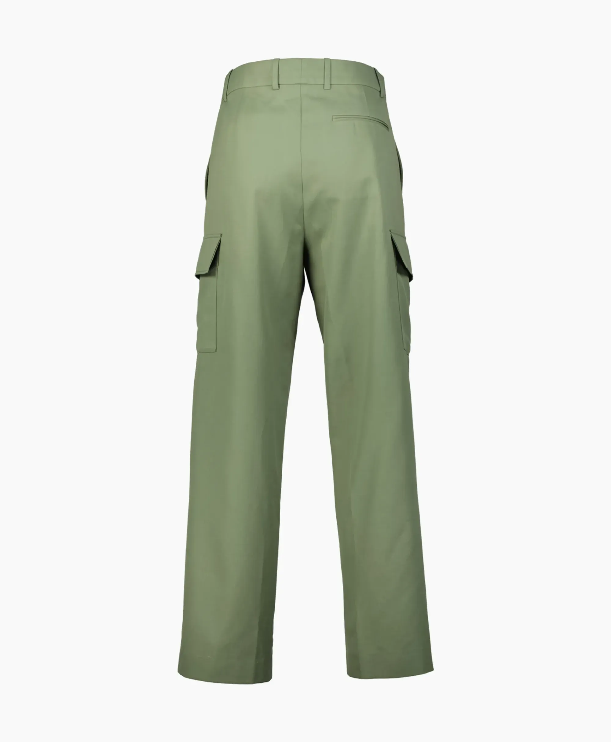 Broeken^Drole De Monsieur Le Pantalon Crago Laine Groen